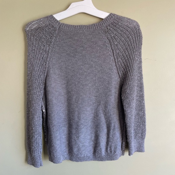 NWT Justice Sequin Crew Neck Sweater - Picture 2 of 4